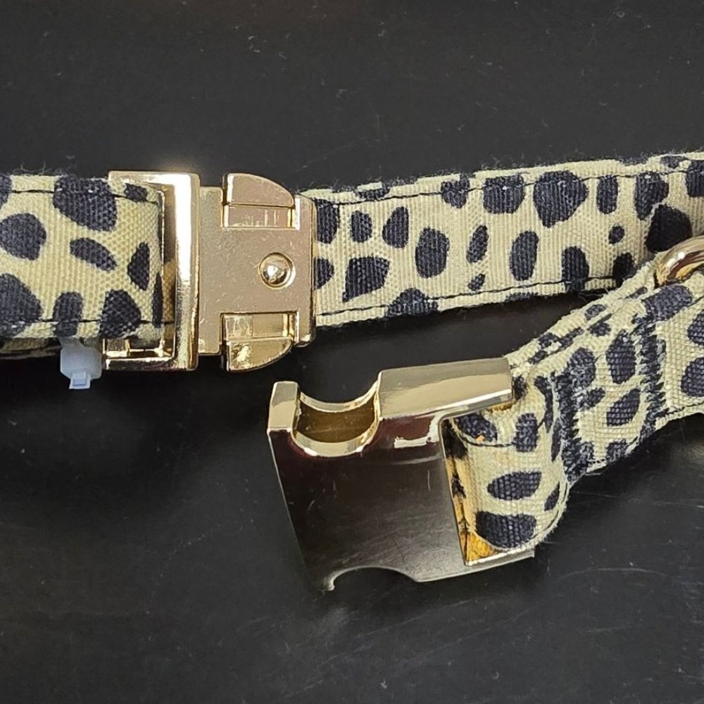 Animal Print with Buckle Branding Dog Collar | Boots & Barkley | Medium - Picture 9 of 10